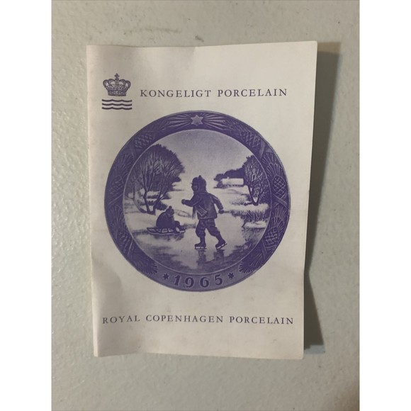 Royal Copenhagen Little Skaters Kai Lange New 1965 - Picture 3 of 4